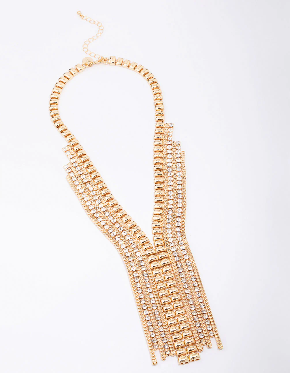 Gold Diamante Statement Necklace - Image 2