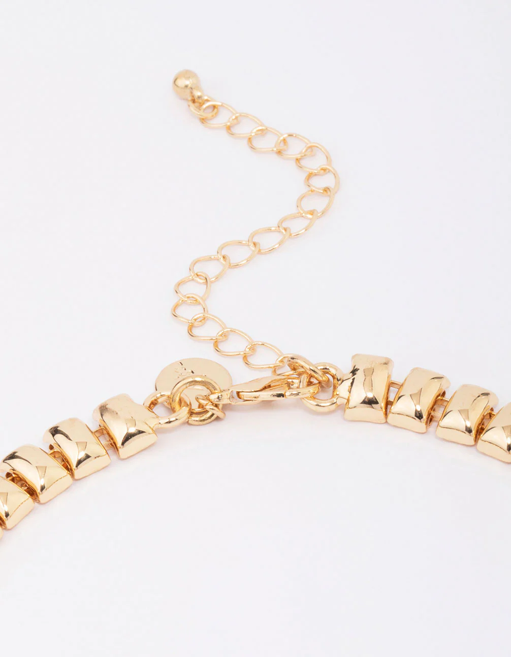 Gold Diamante Statement Necklace - Image 3