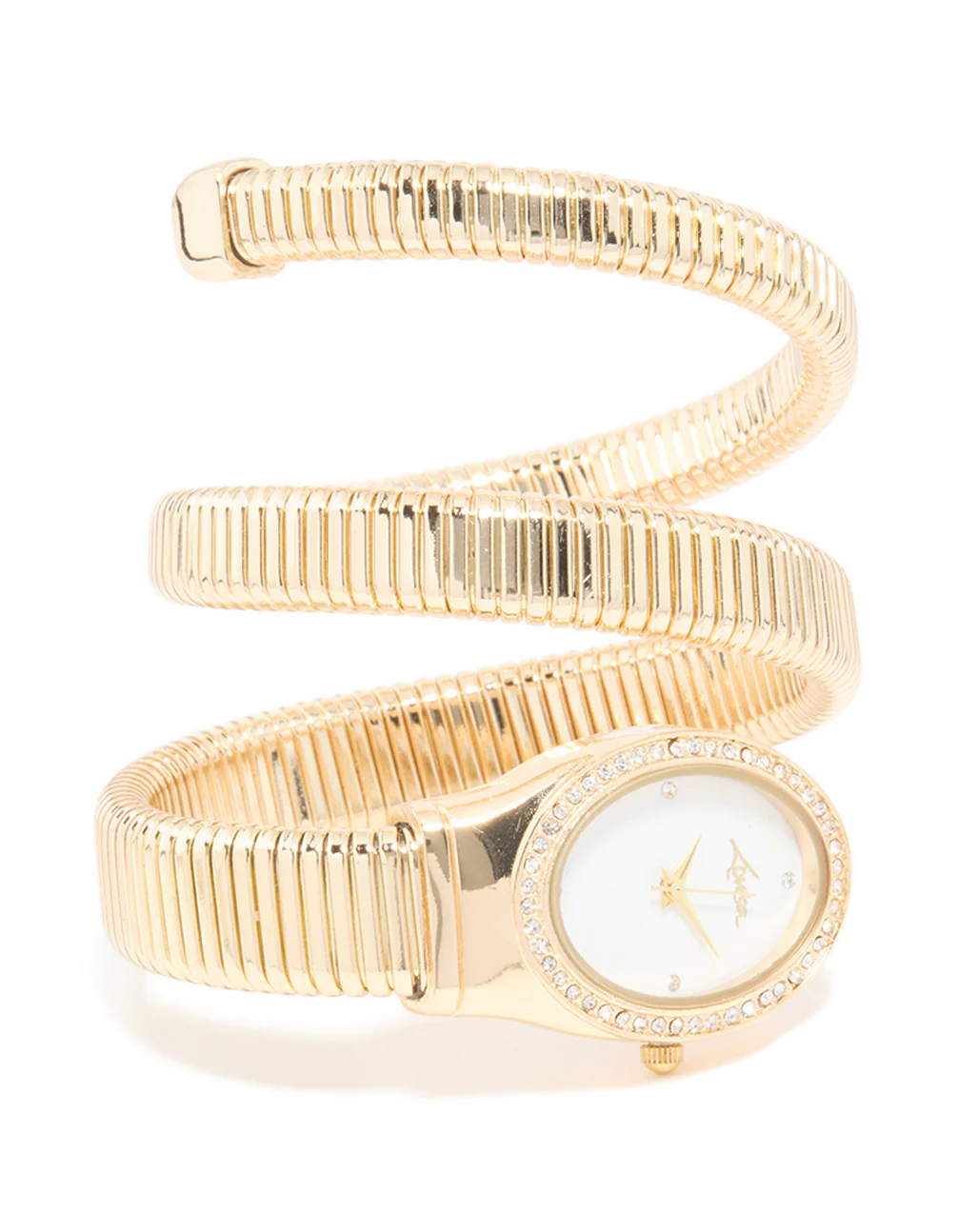 Gold Double Stretch Watch Cuff - Image 2