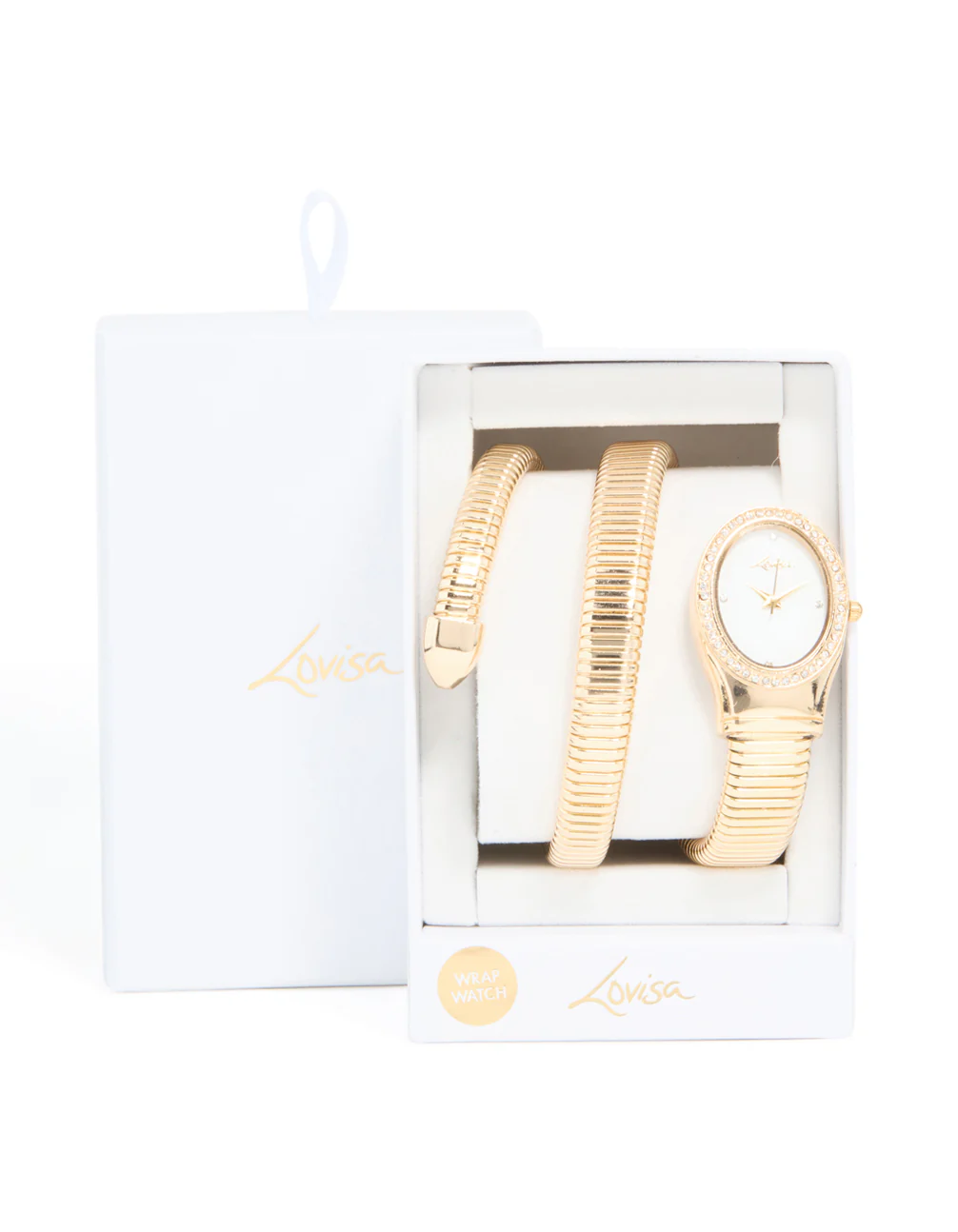 Gold Double Stretch Watch Cuff - Image 5
