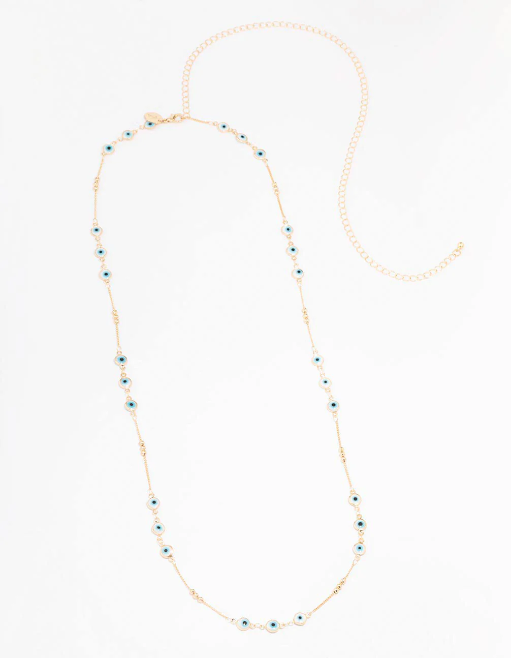 Gold Evil Eye Beaded Waist Chain - Image 2