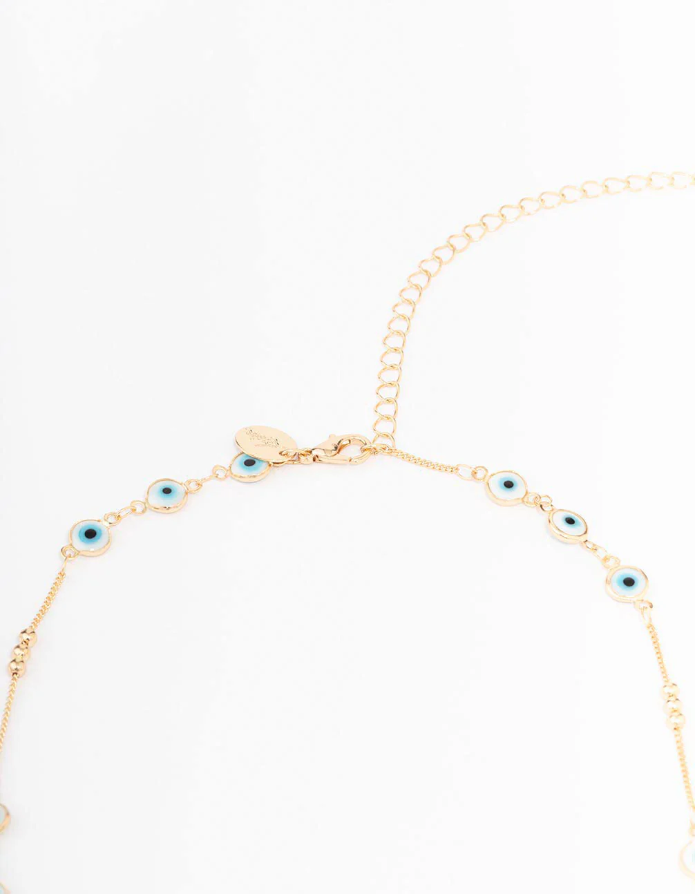 Gold Evil Eye Beaded Waist Chain - Image 3