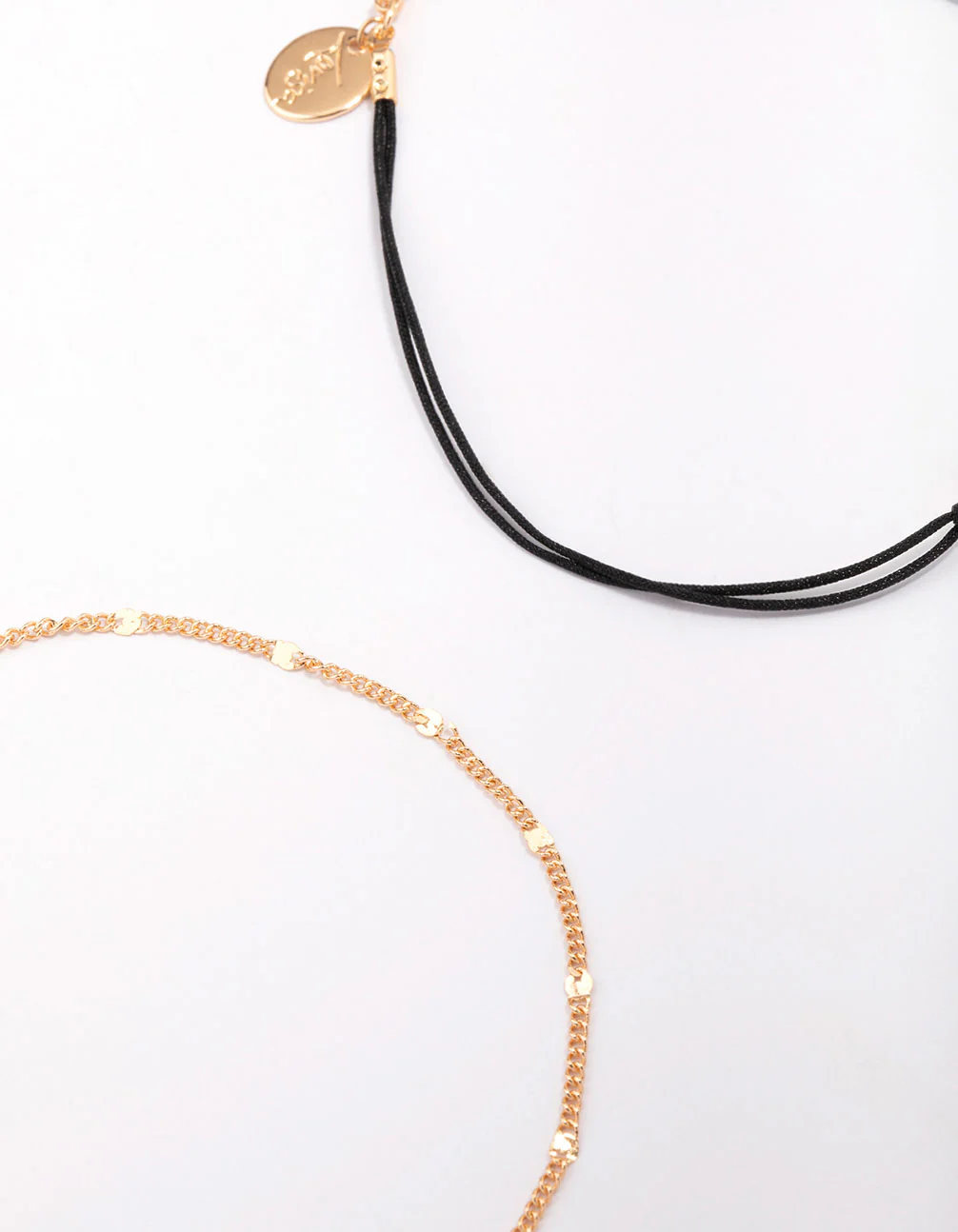 Gold Evil Eye Chain Anklet 3-Pack - Image 2