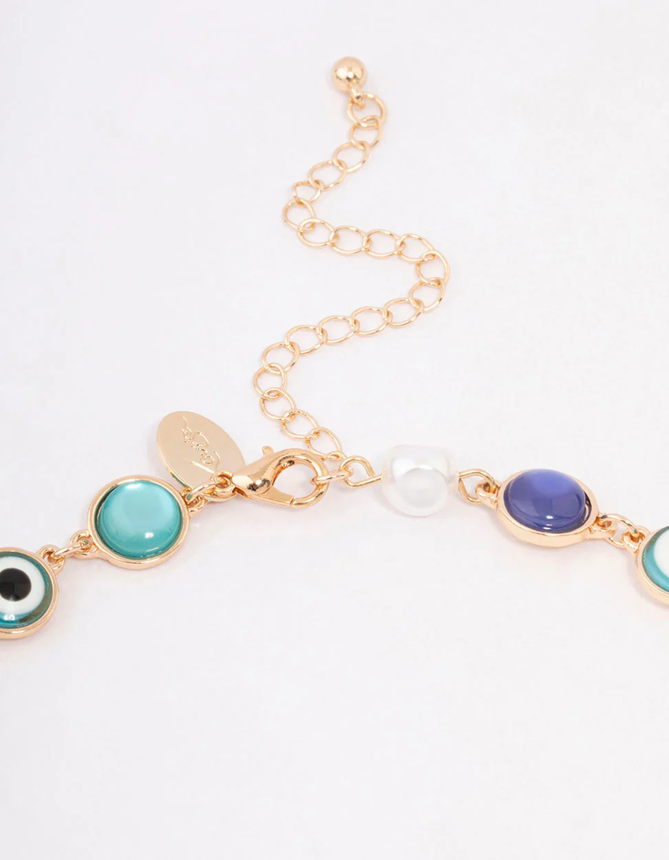 Gold Evil Eye Short Necklace - Image 3
