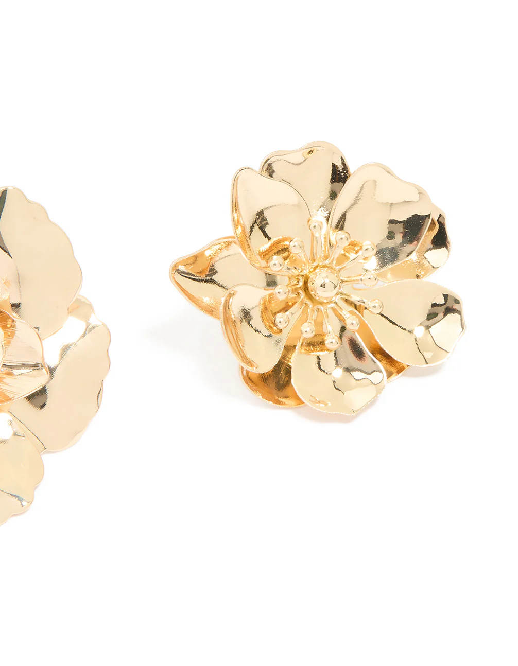 Gold Floral Brooches 3-Pack - Image 3