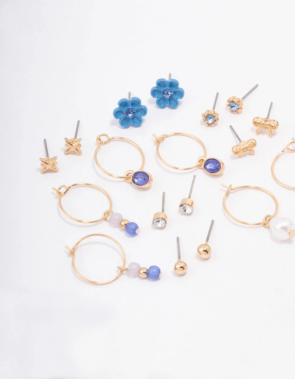Gold Flower Bow Earring 12-Pack - Image 2