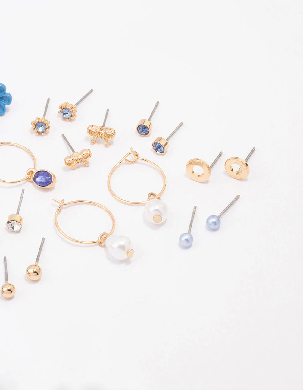 Gold Flower Bow Earring 12-Pack - Image 3