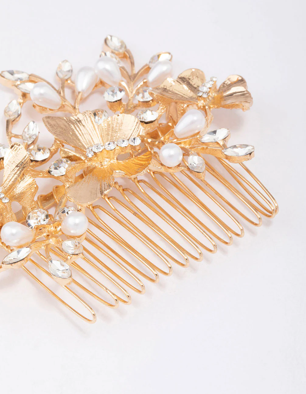 Gold Forest Butterfly Hair Comb - Image 2