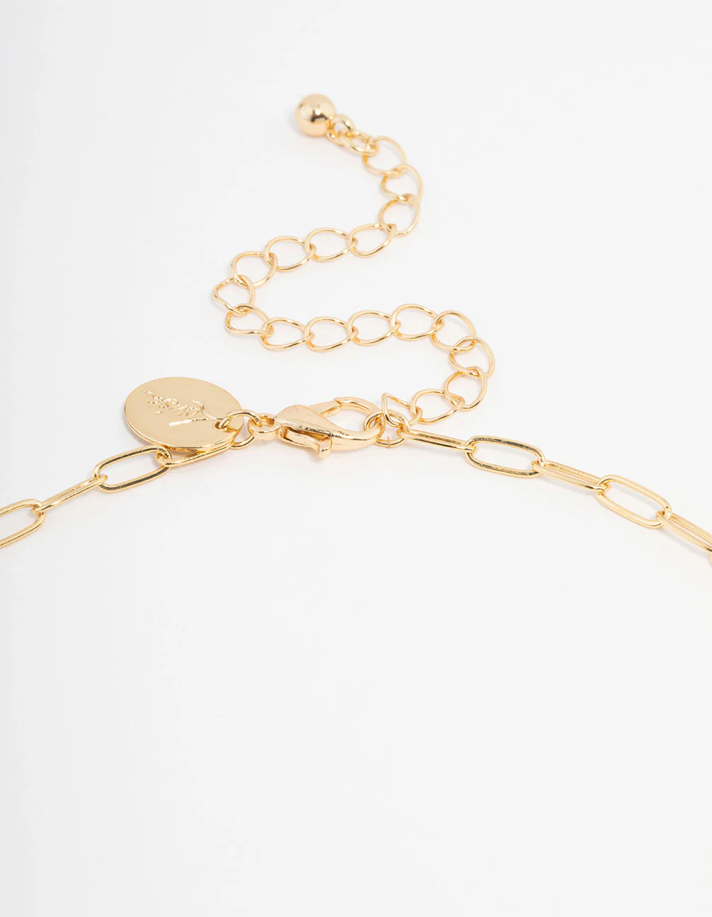Gold Plated Freshwater Pearls Cross Necklace & Huggie Earrings Set - Image 3