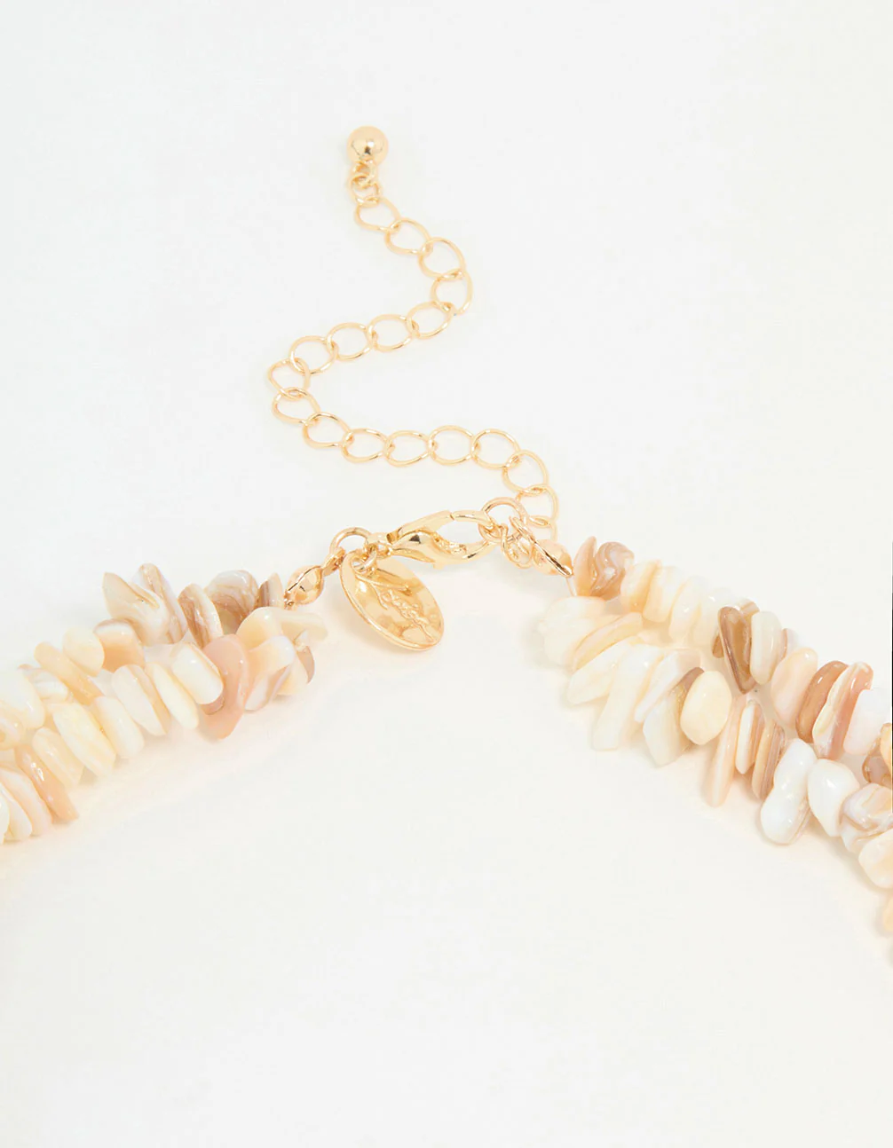 Gold Genuine Shell Pendant Necklace - Image 3