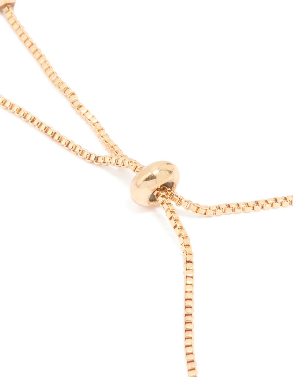 Gold Green Cubic Zirconia Square Halo Toggle Bracelet - Image 3