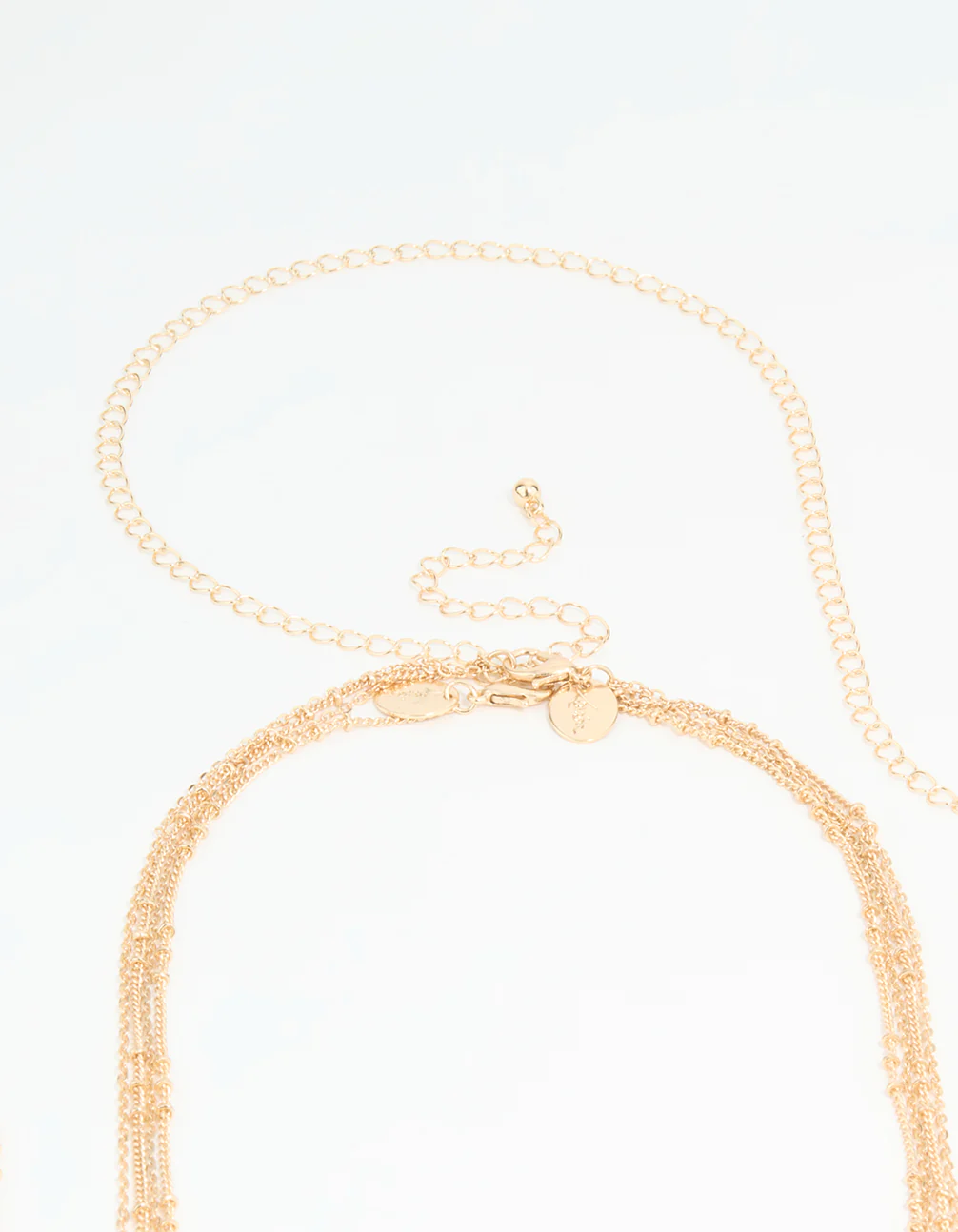 Gold Green Semi Precious Body Chain - Image 3