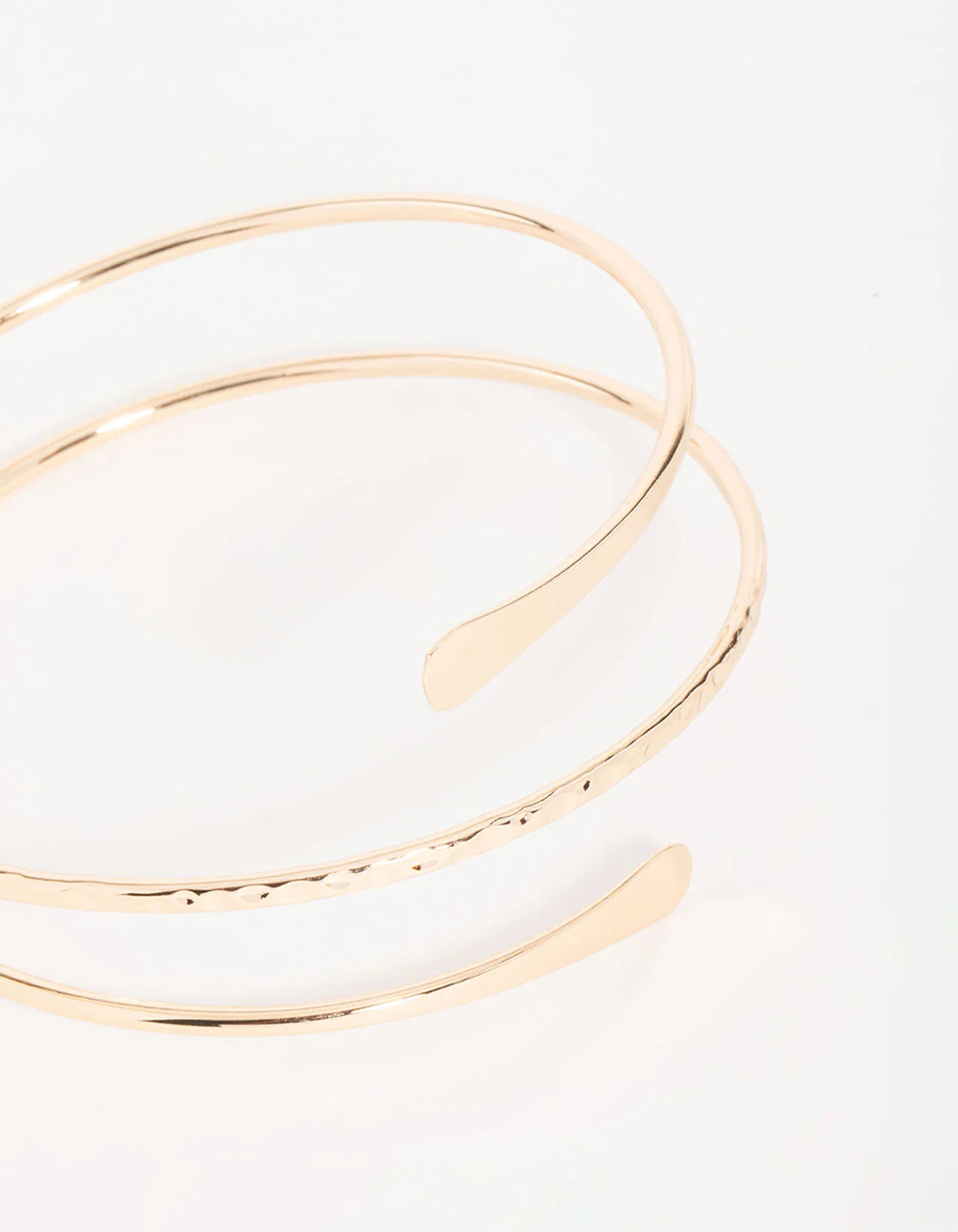 Gold Harmered Arm Cuff - Image 2