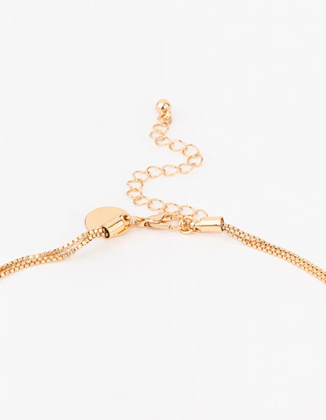 Gold Heart Bolo Y-Necklace - Image 3