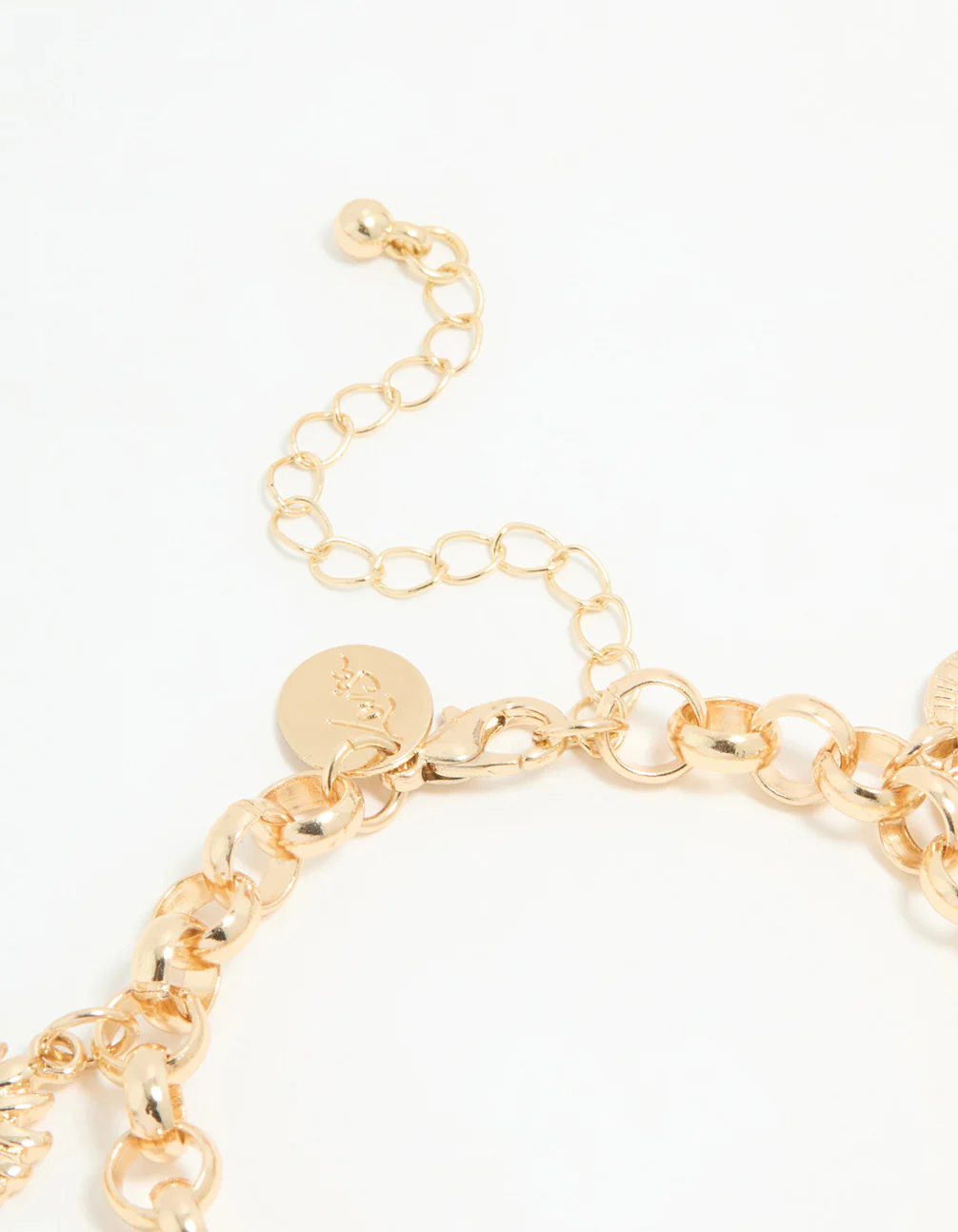 Gold Holy Heart Charm Bracelet - Image 3