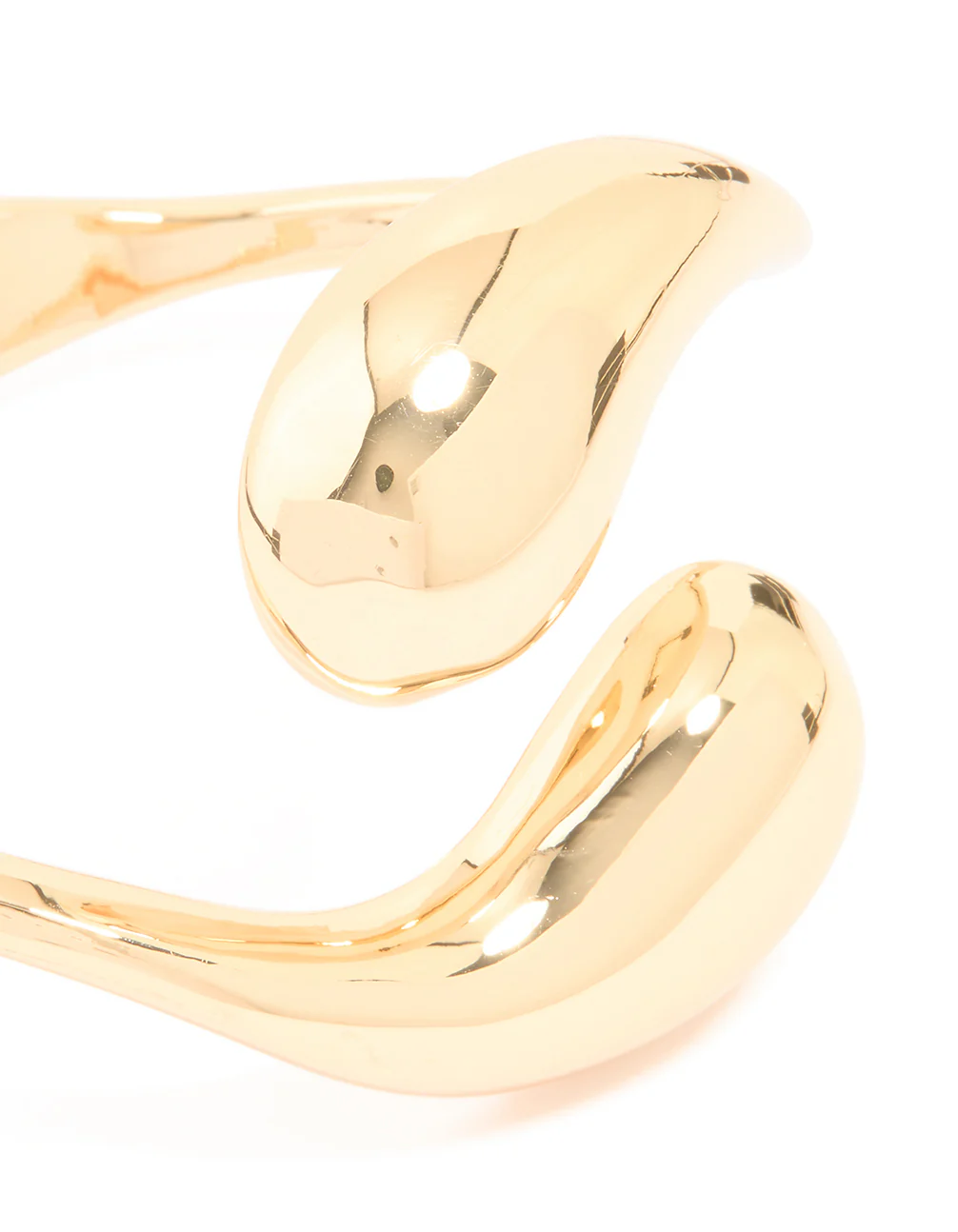 Gold Large Yin-Yang Wrist Cuff - Image 4