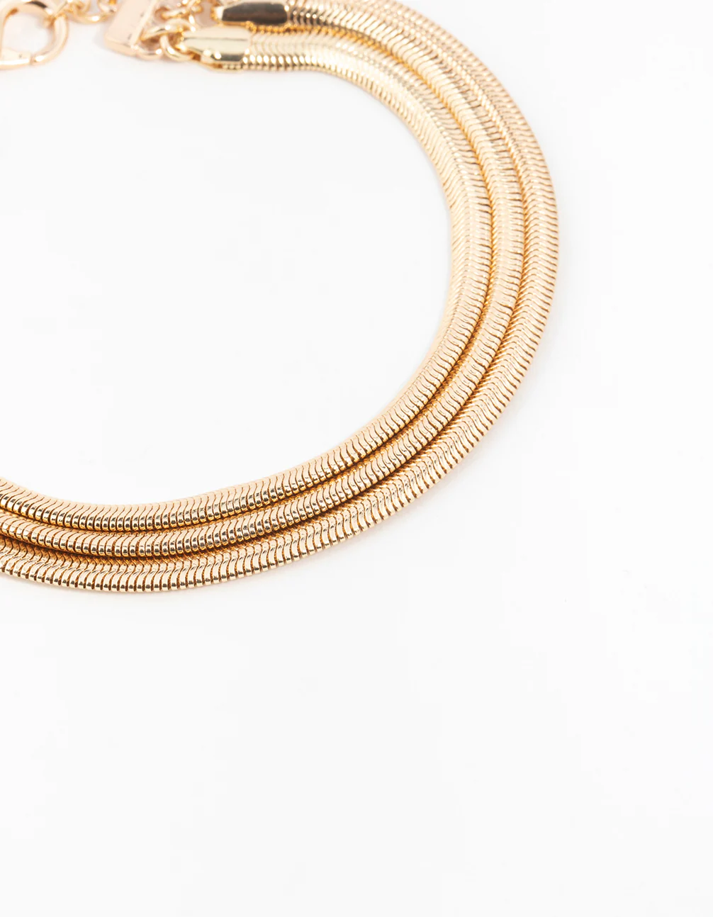 Gold Layered Snake Chain Bracelet - Image 2