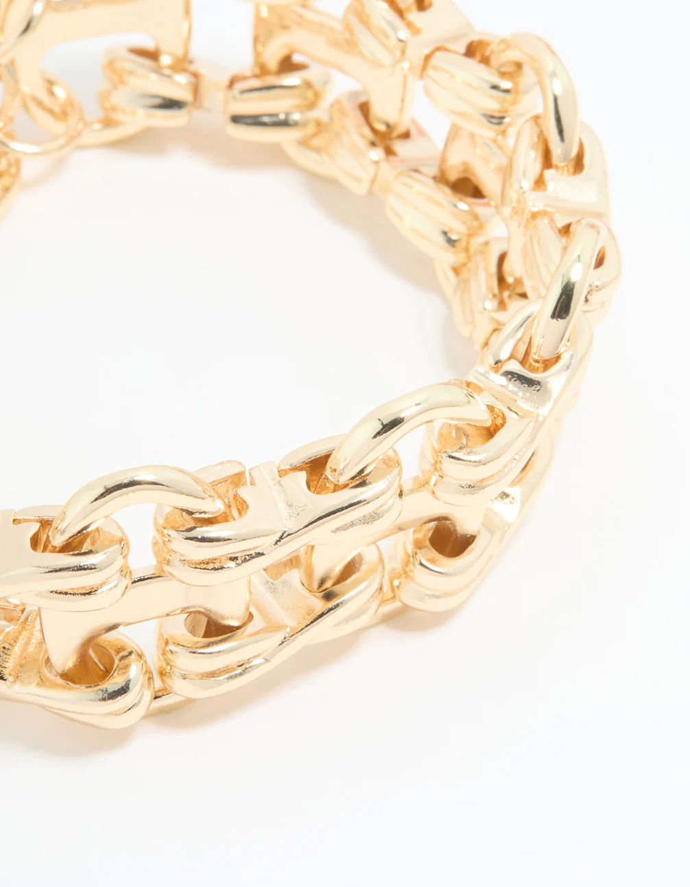 Gold Mariner Ladder T & O Bracelet - Image 2