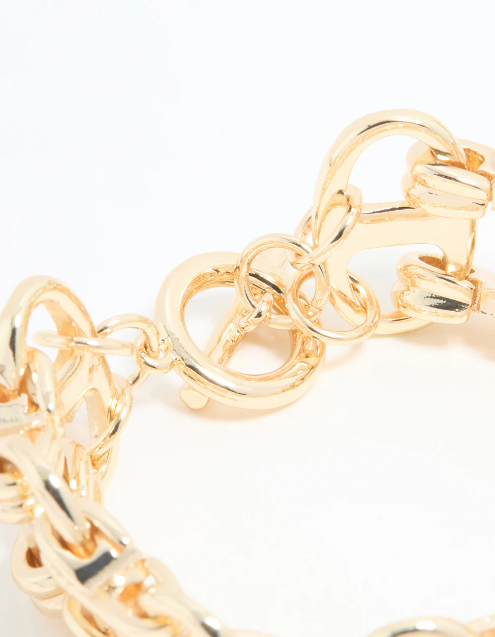 Gold Mariner Ladder T & O Bracelet - Image 3