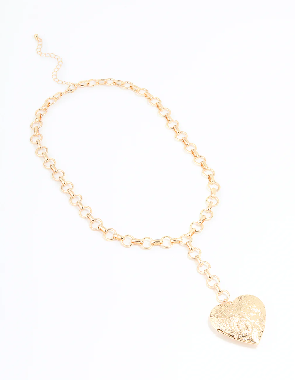 Gold Mega Locket Necklace - Image 2