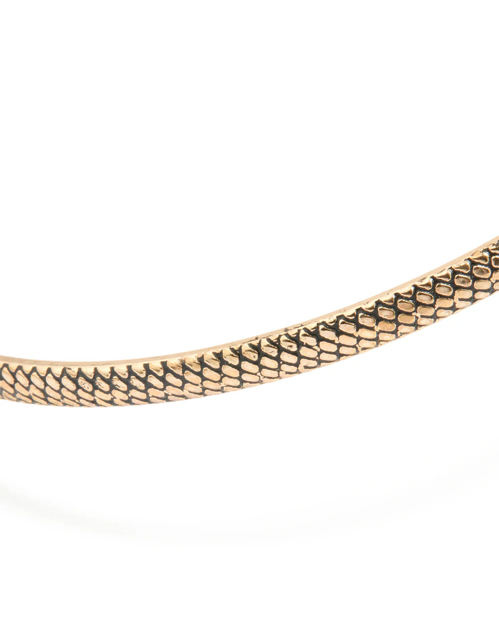 Gold Modern Snake Arm Cuff - Image 3