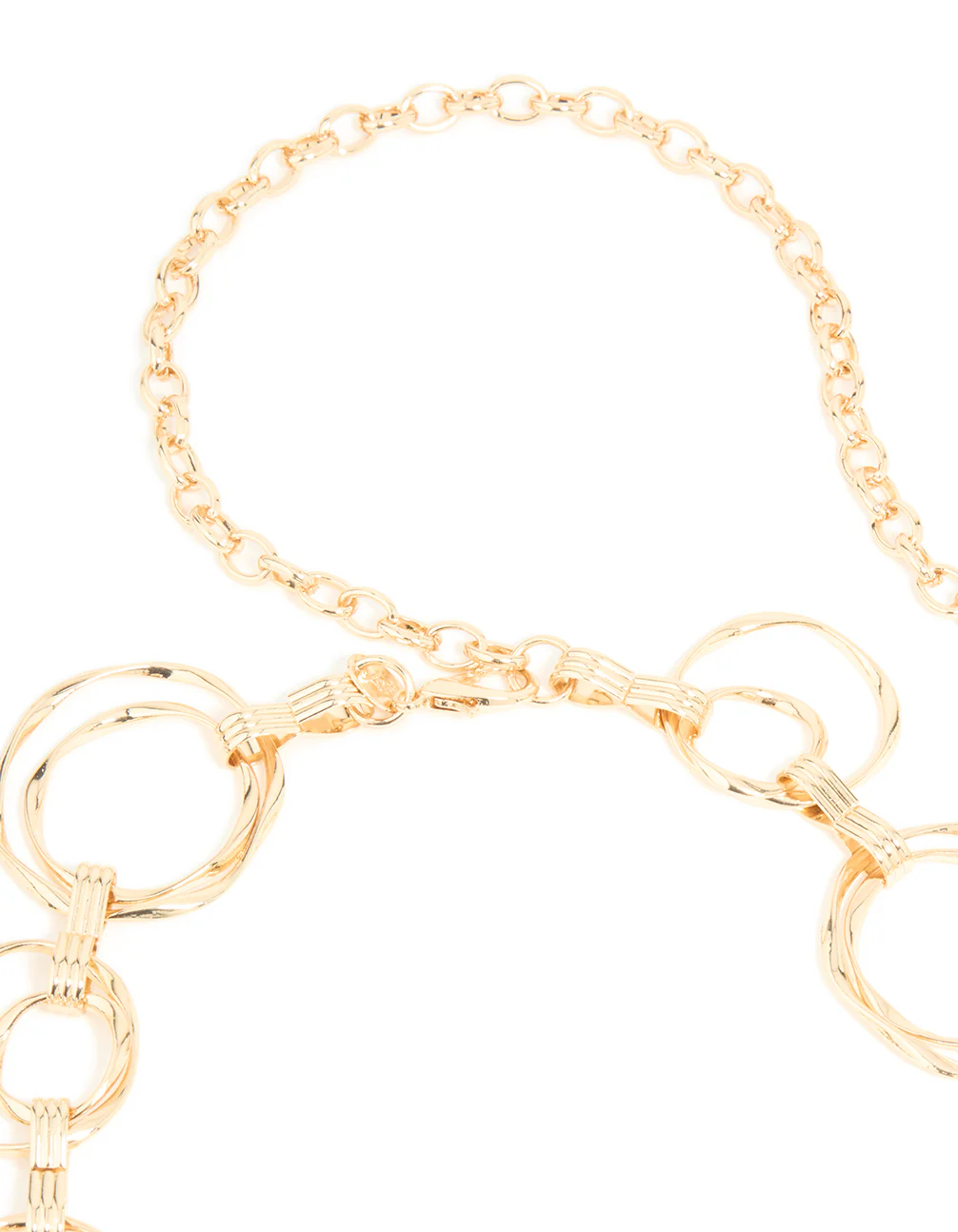 Gold Molten Double Link Belt - Image 3