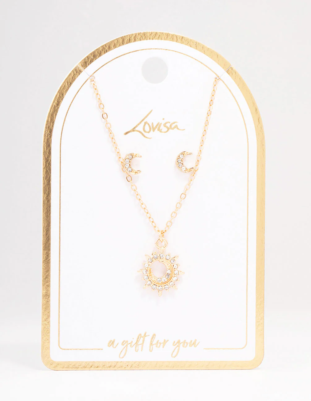 Gold Moon Celestial Jewellery Set - Image 2
