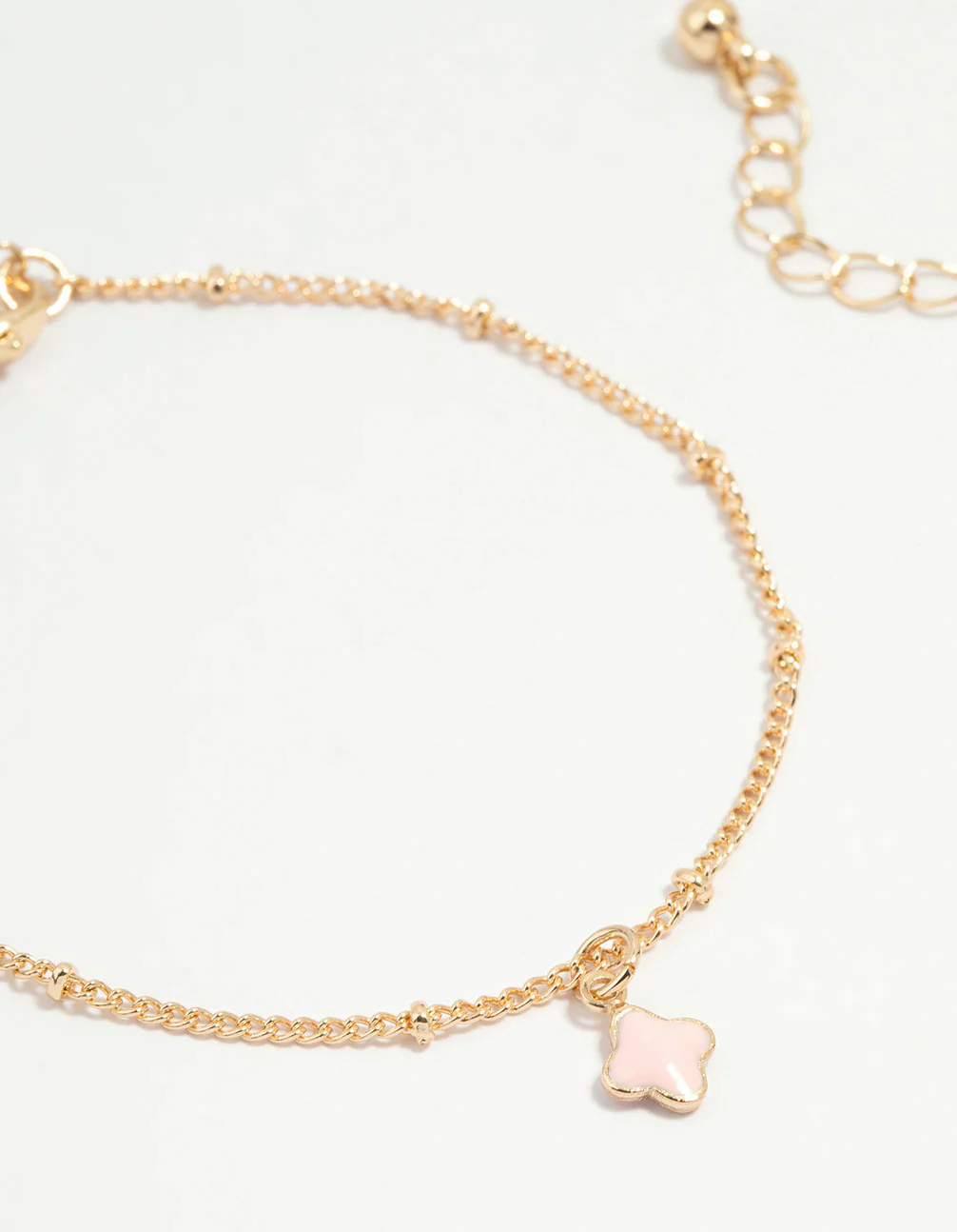 Gold Multicoloured Flower Statement Bracelets 3-Pack - Image 2