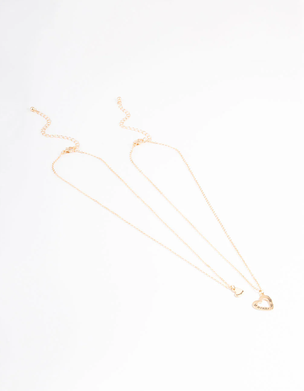 Gold Open Heart Necklace Pack - Image 2