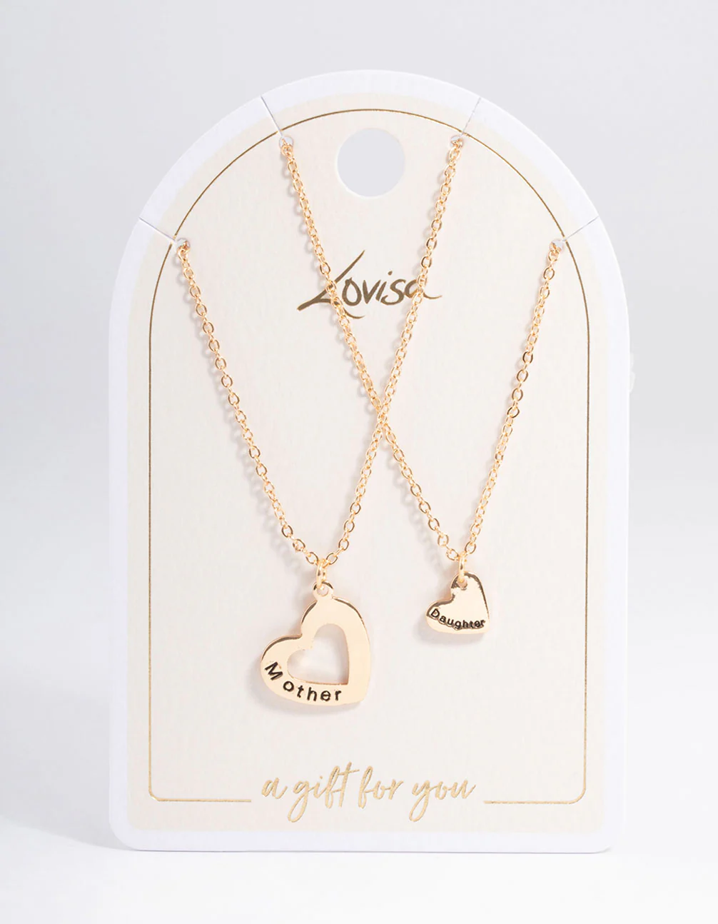 Gold Open Heart Necklace Pack - Image 3