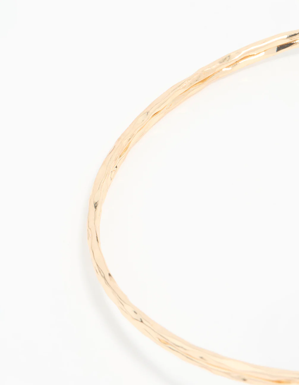 Gold Open Swirl Arm Cuff - Image 3