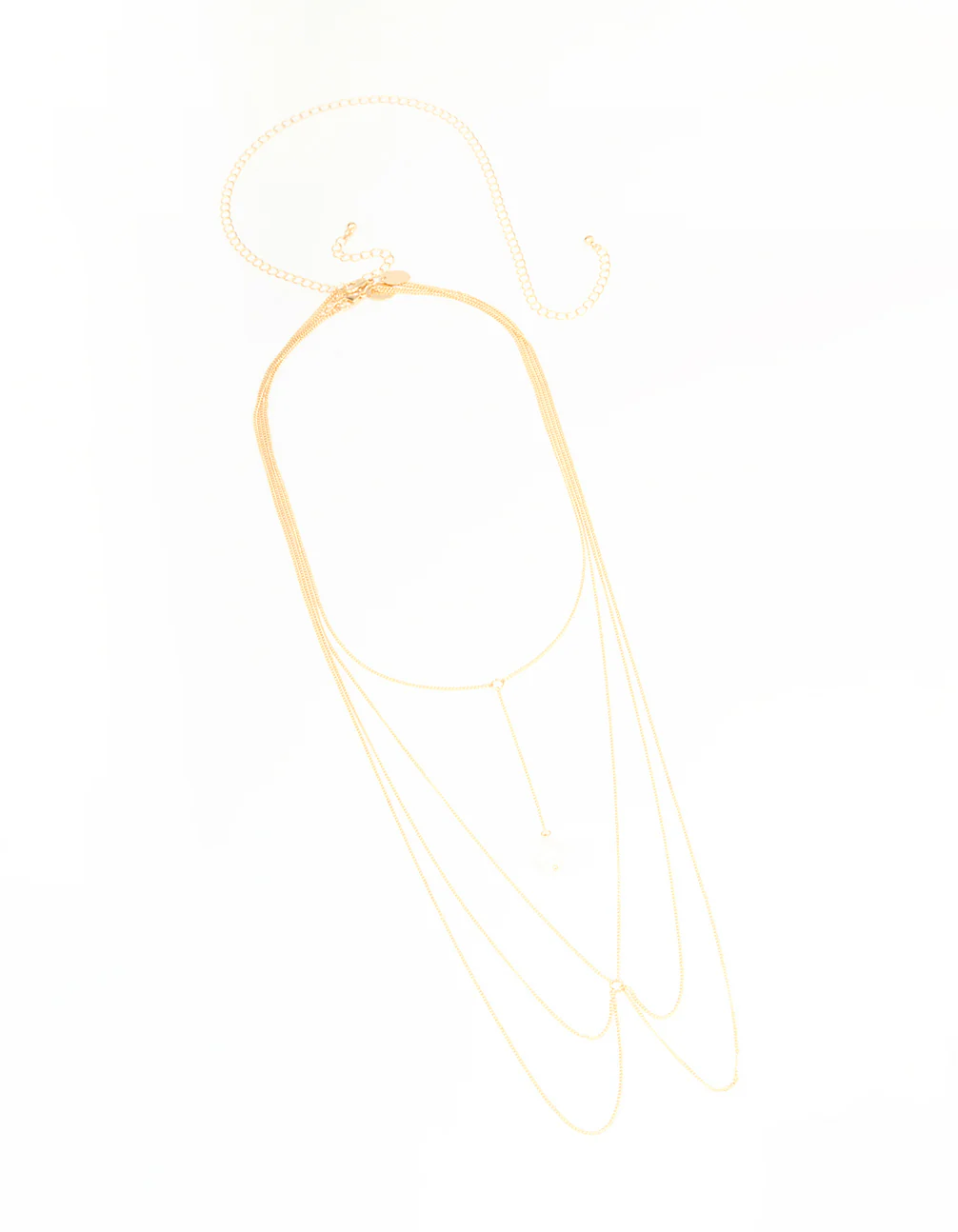 Gold Pearl Layered Body Chain - Image 2