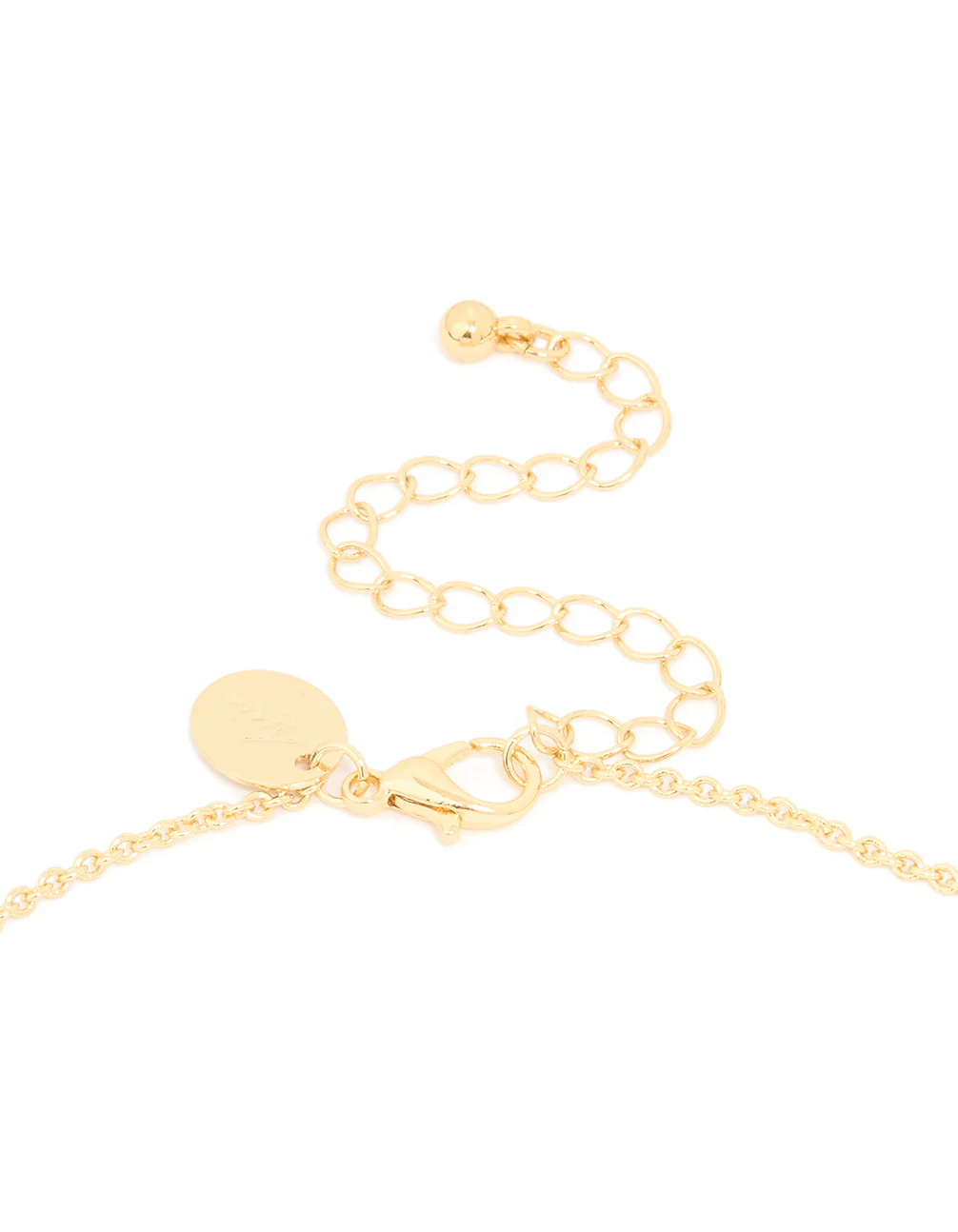Gold Plated Bezel Cubic Zirconia Y-Necklace - Image 5