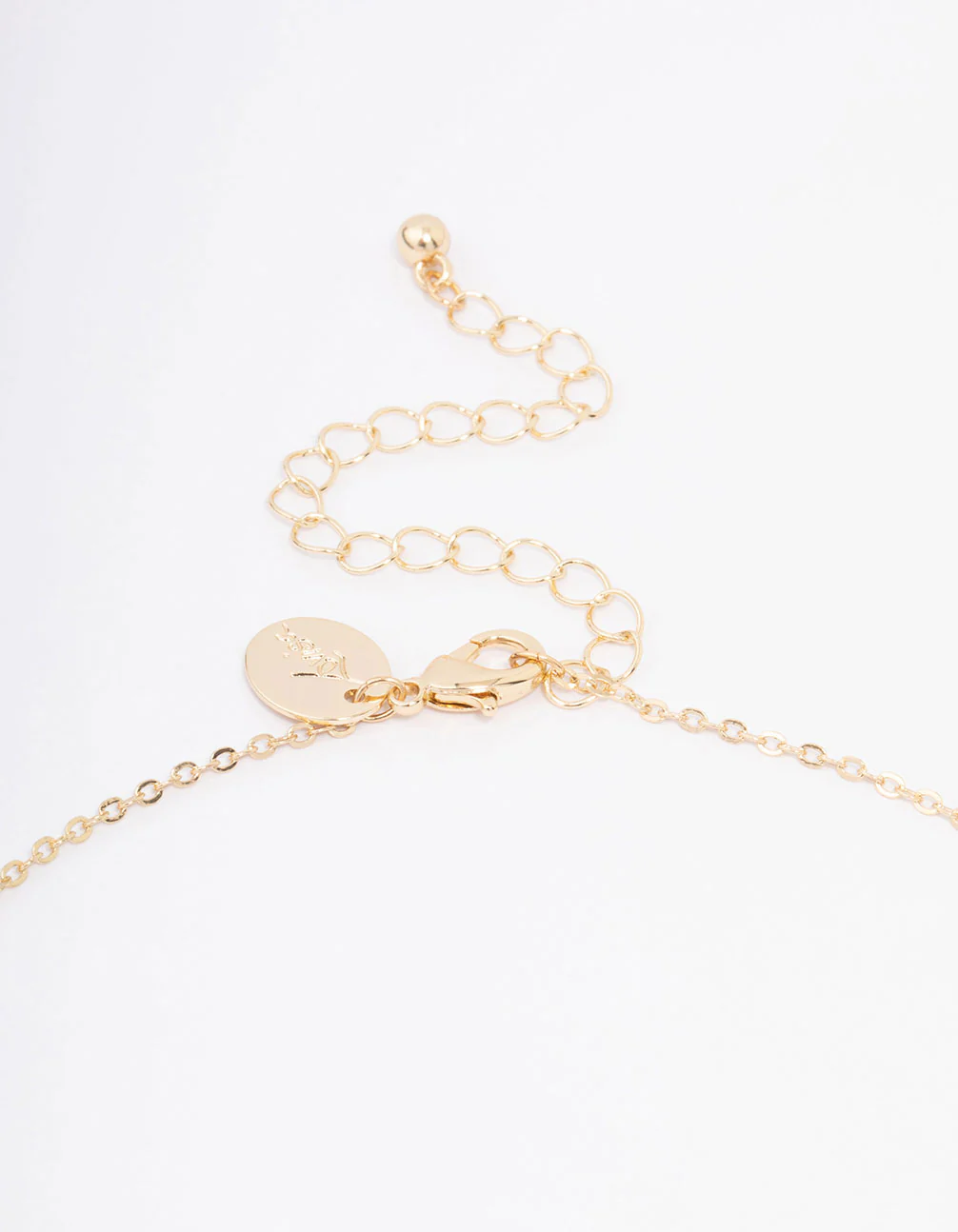 Gold Plated & Black Onyx Cross Necklace & Stud Earring Set - Image 3