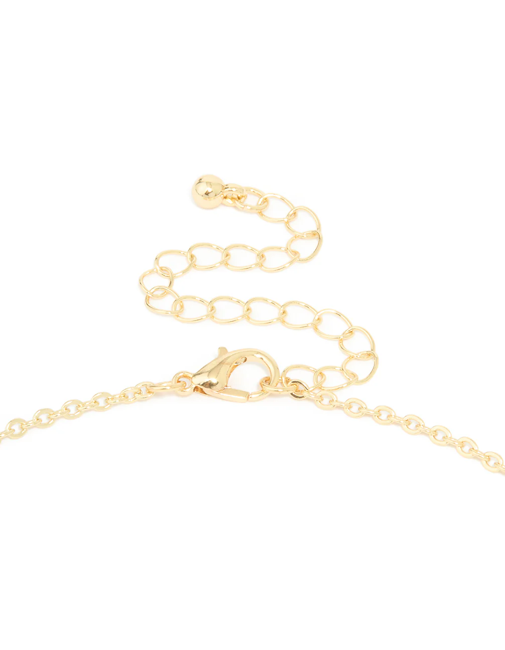 Gold Plated Black Pearl Rosary Necklace - Image 3