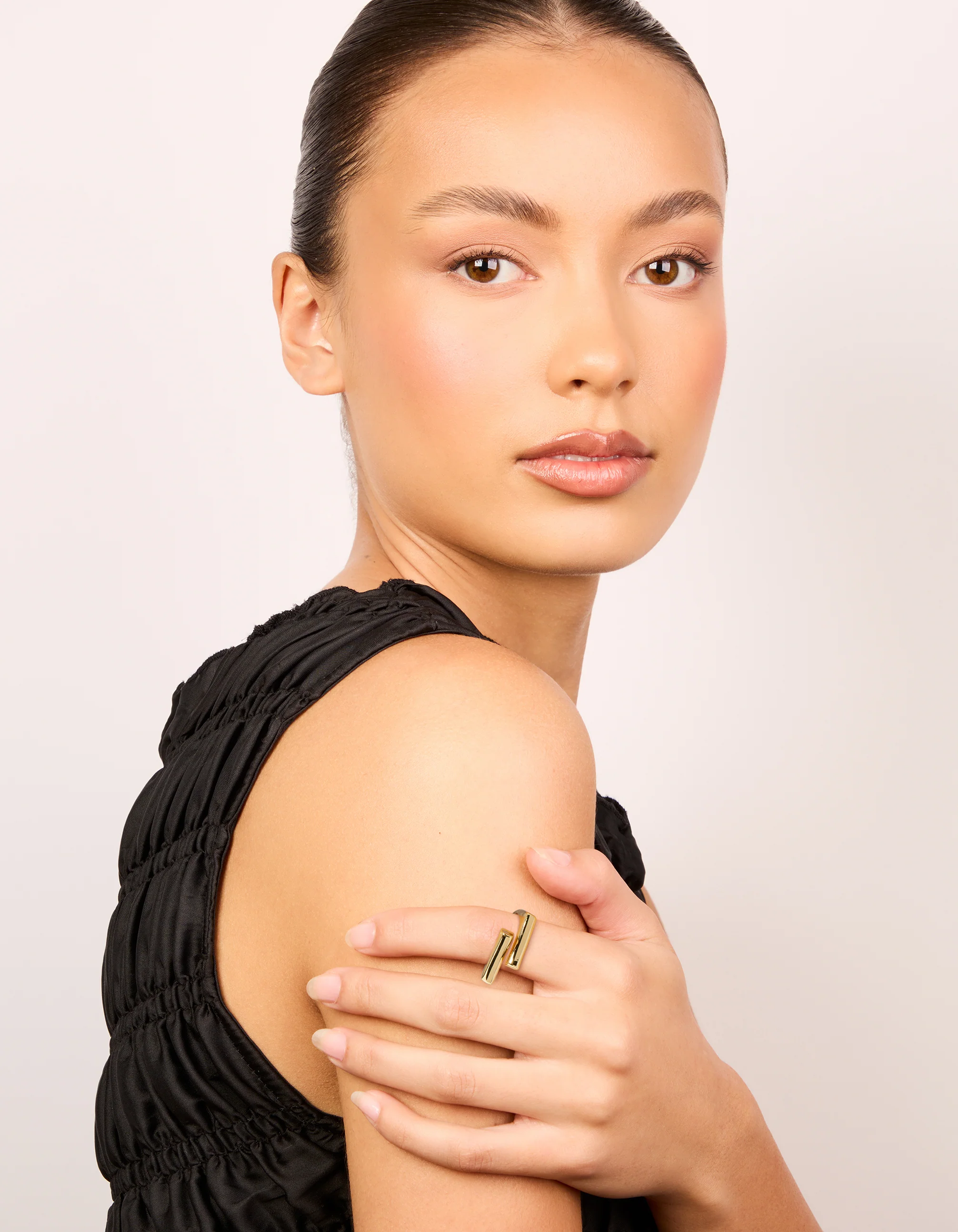Gold Plated Block Ring - Image 3