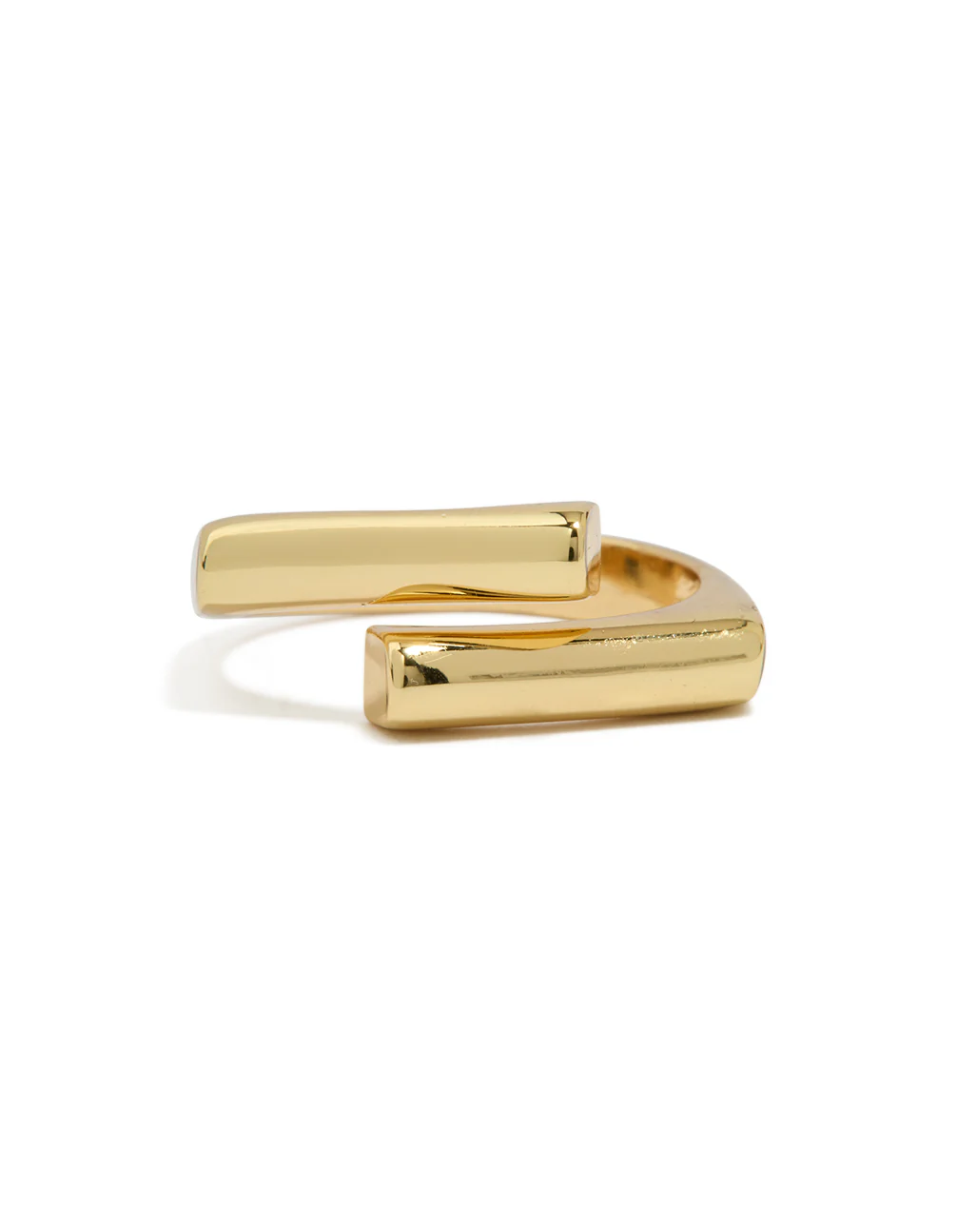 Gold Plated Block Ring - Image 5