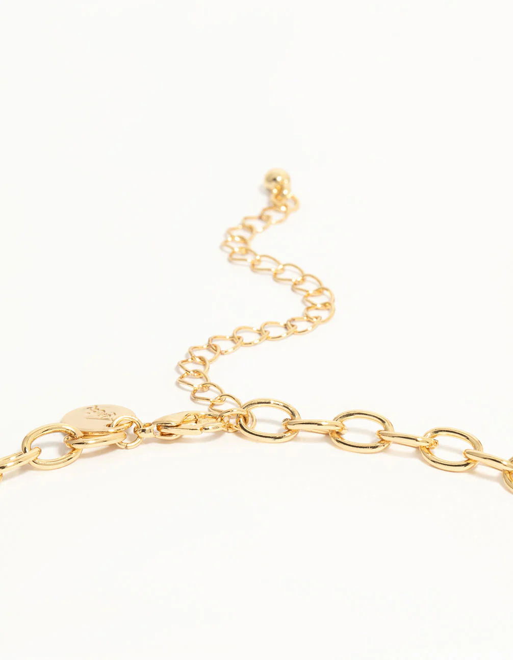 Gold Plated Bow & Star Charm Necklace - Image 5