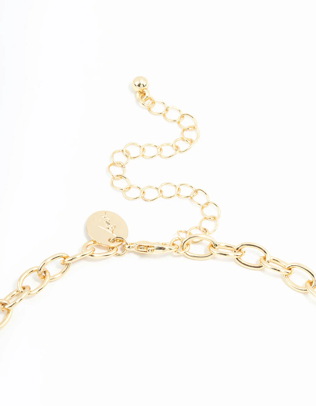 Gold Plated Bow & Star Charm Necklace - Image 8