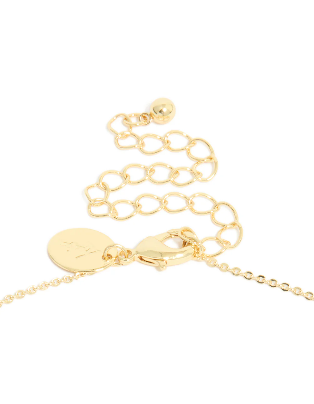 Gold Plated Brass Cubic Zirconia April Birthstone Necklace - Image 5