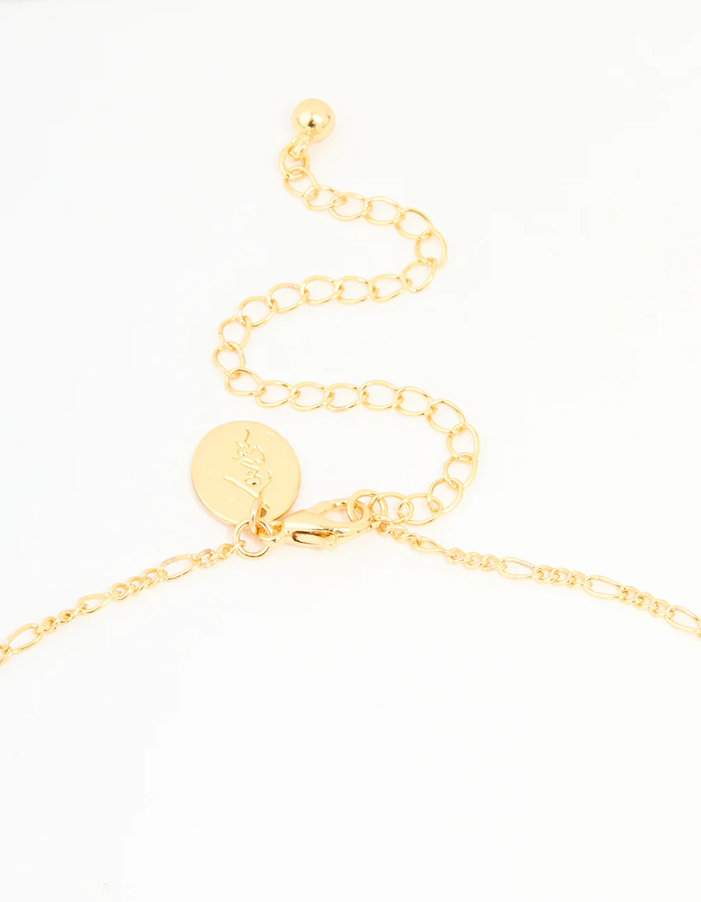 Gold Plated Brass Cubic Zirconia Large Cross Pendant Necklace - Image 5