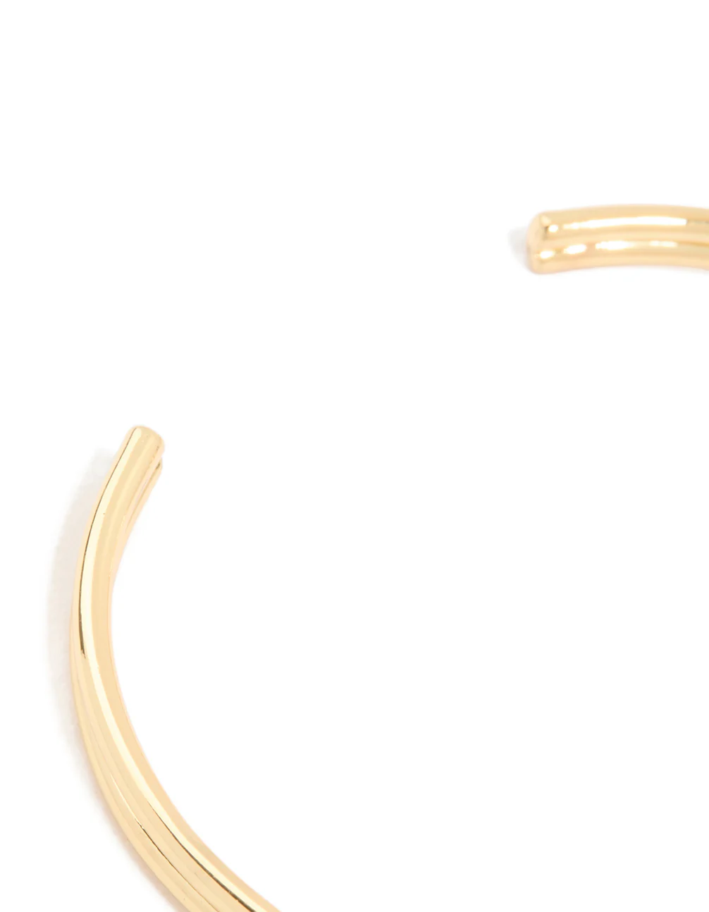 Gold Plated Brass Dual Knot Wrist Cuff - Image 5