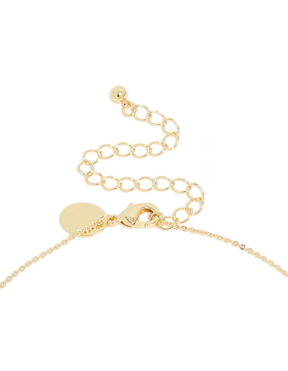 Gold Plated Brass Emerald Cubic Zirconia May Birthstone Necklace - Image 5