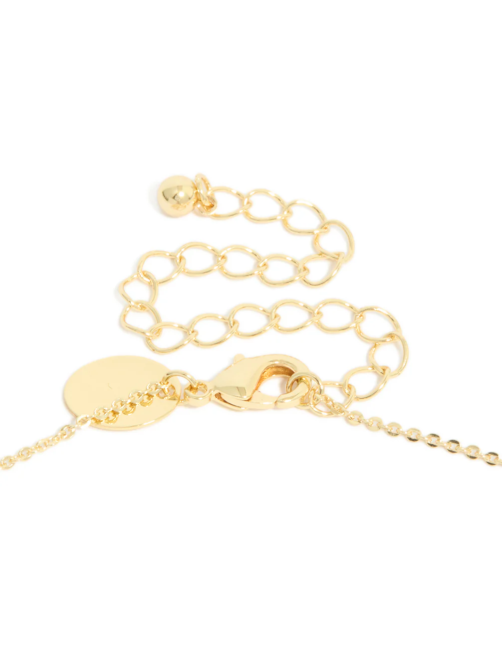 Gold Plated Brass Light Amethyst Cubic Zirconia June Birthstone Necklace - Image 5