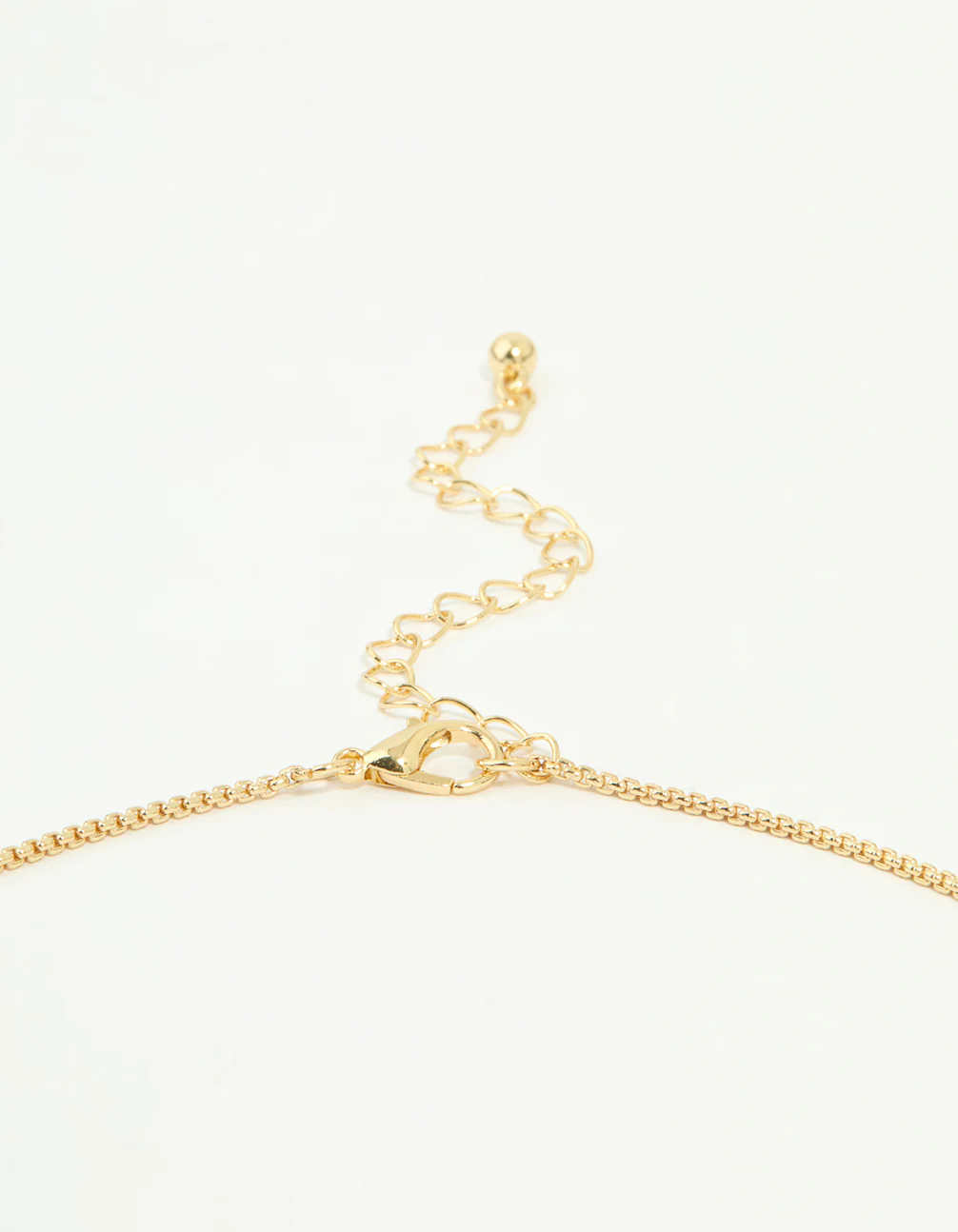 Gold Plated Brass Puffy Heart Pendant Necklace - Image 5