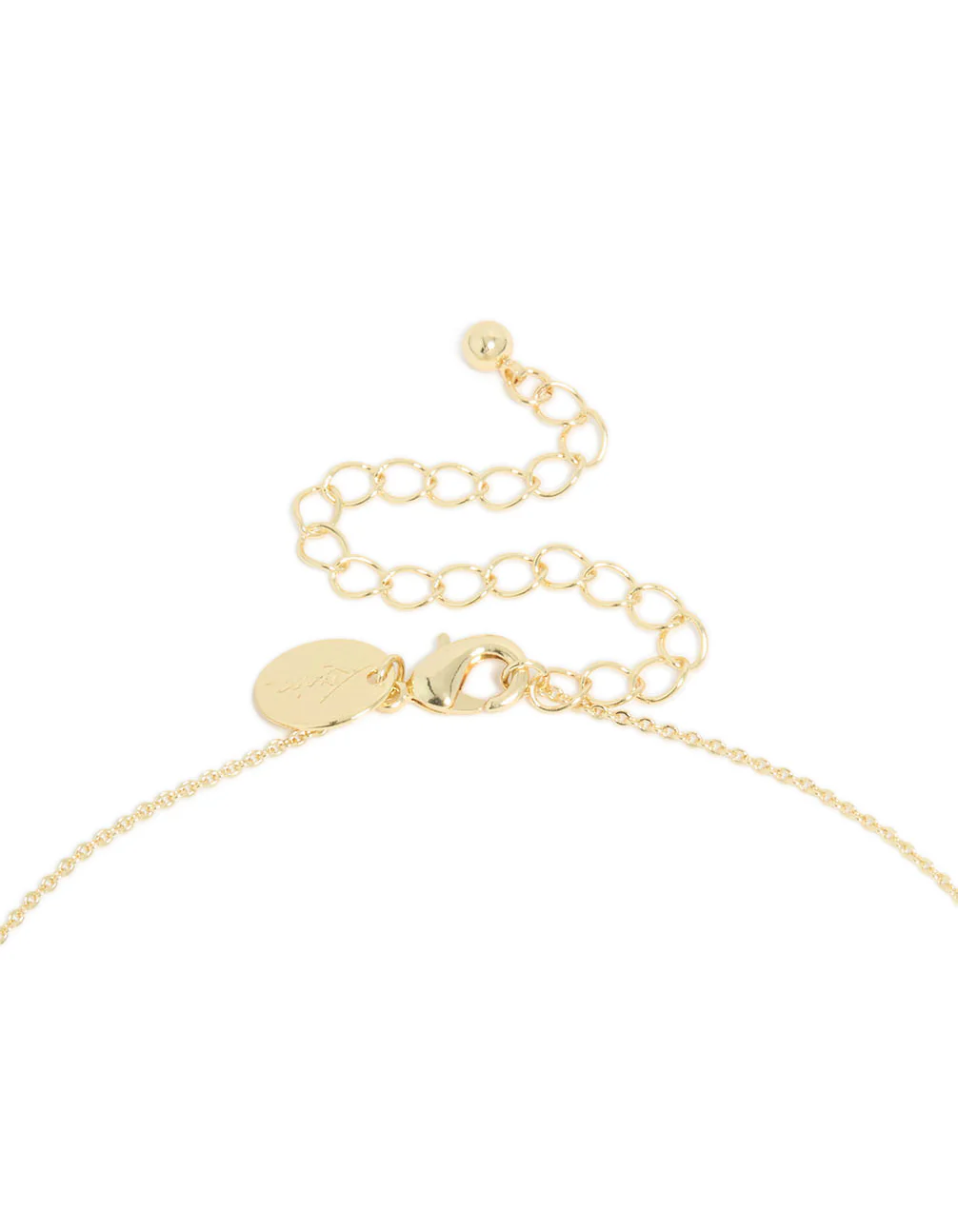Gold Plated Brass Sapphire Cubic Zirconia September Birthstone Necklace - Image 5