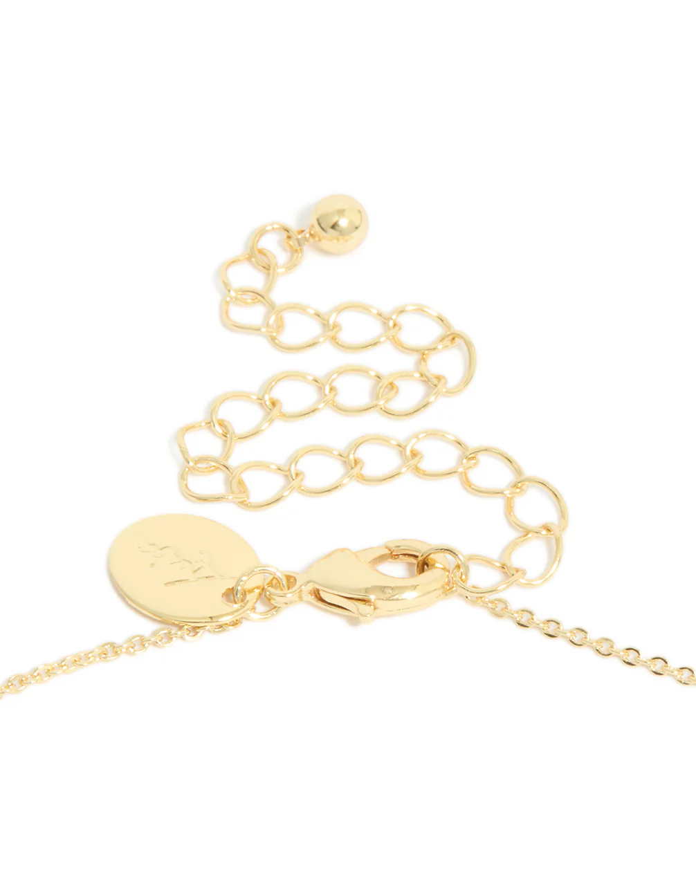 Gold Plated Brass Tanzanite Cubic Zirconia December Birthstone Necklace - Image 5