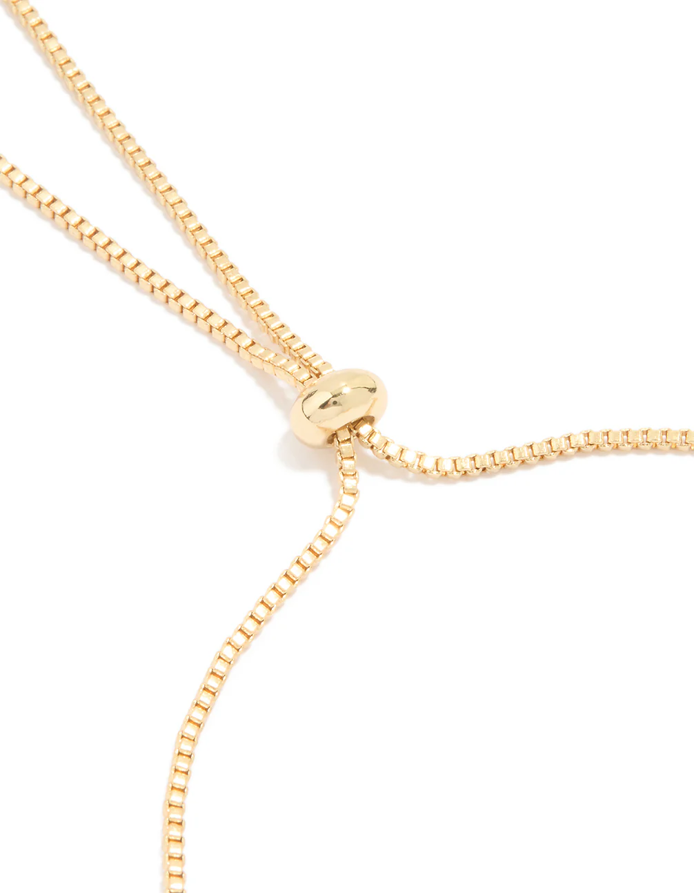 Gold Plated Bubble Letter A Toggle Bracelet - Image 3