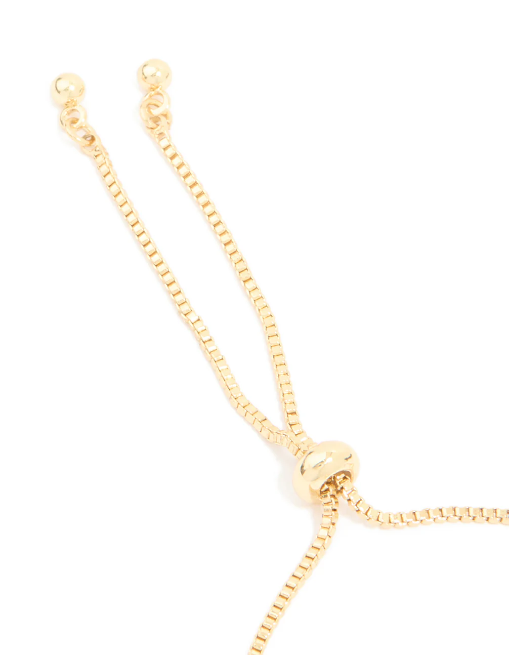 Gold Plated Bubble Letter K Toggle Bracelet - Image 3