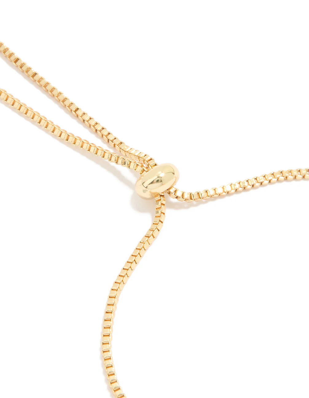 Gold Plated Bubble Letter S Toggle Bracelet - Image 3